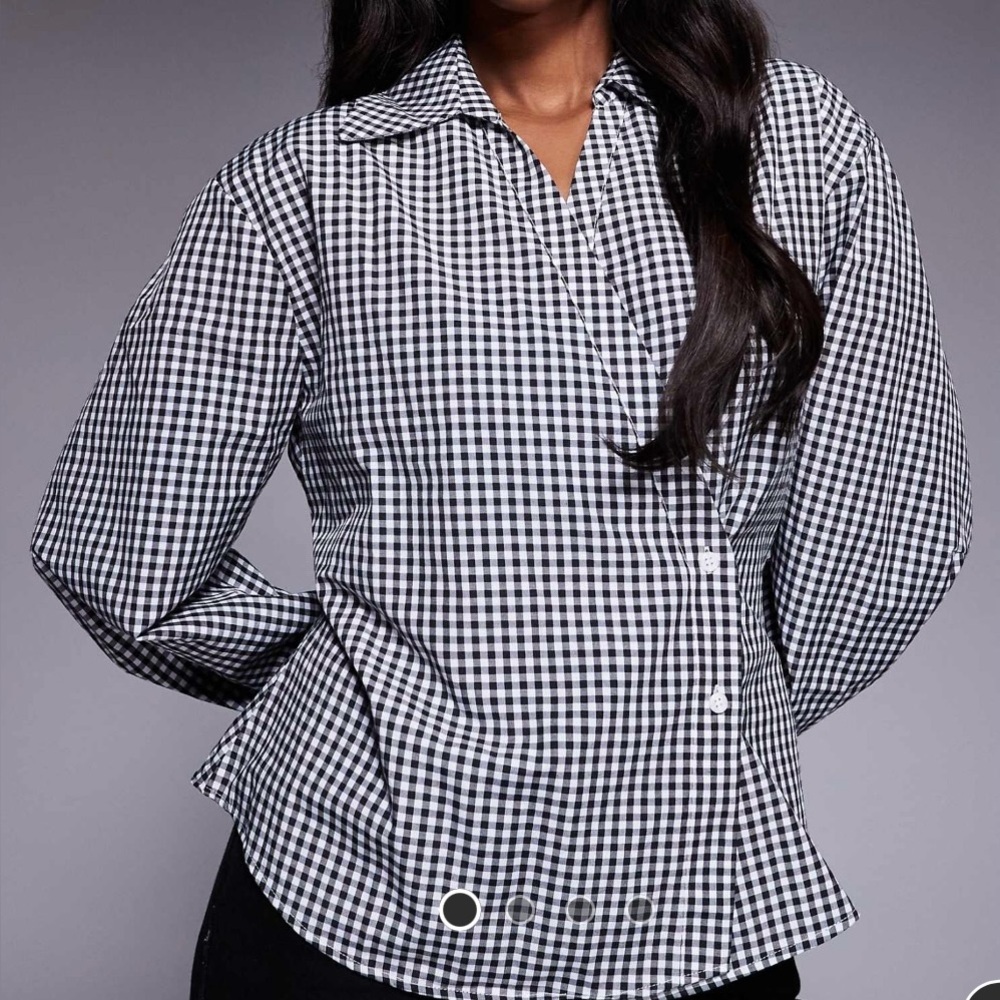 ASOS Design wrap shirt